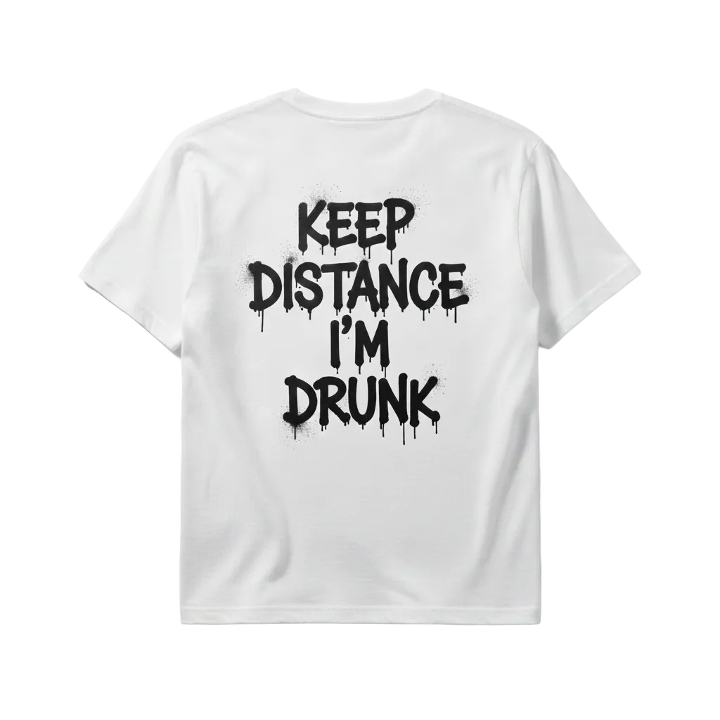 "keep distance i'm drunk"